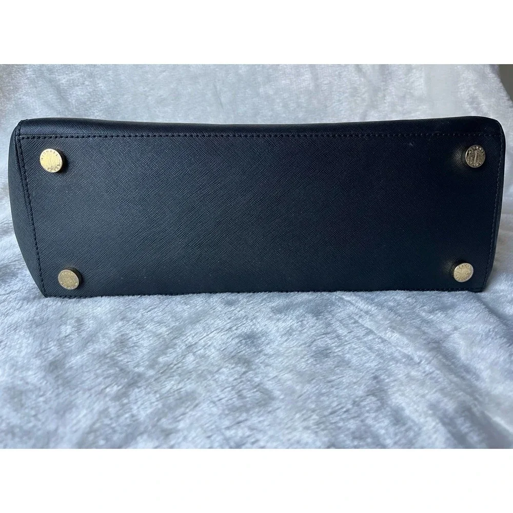 Authentic Michael Kors Savannah Leather handbag black - Picture 7 of 8